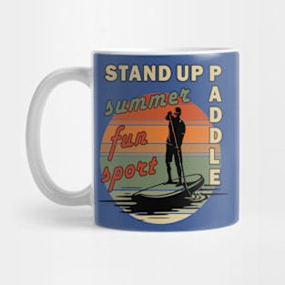 Stand Up Paddle Sup Summer Fun Sport Mug